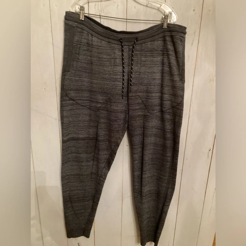 Zella Live Drawstring Waist Pocket Jogger‎ Pants - Black - Grey Sz-XL